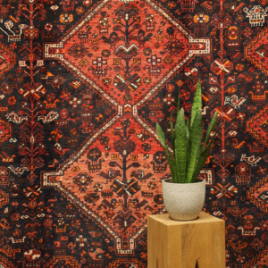 Alfombra semi-antigua Laberduni (?), Irán. 302x219 cms