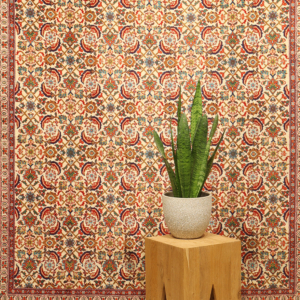 Alfombra vintage de Tabriz, Irán. 305x202 cms