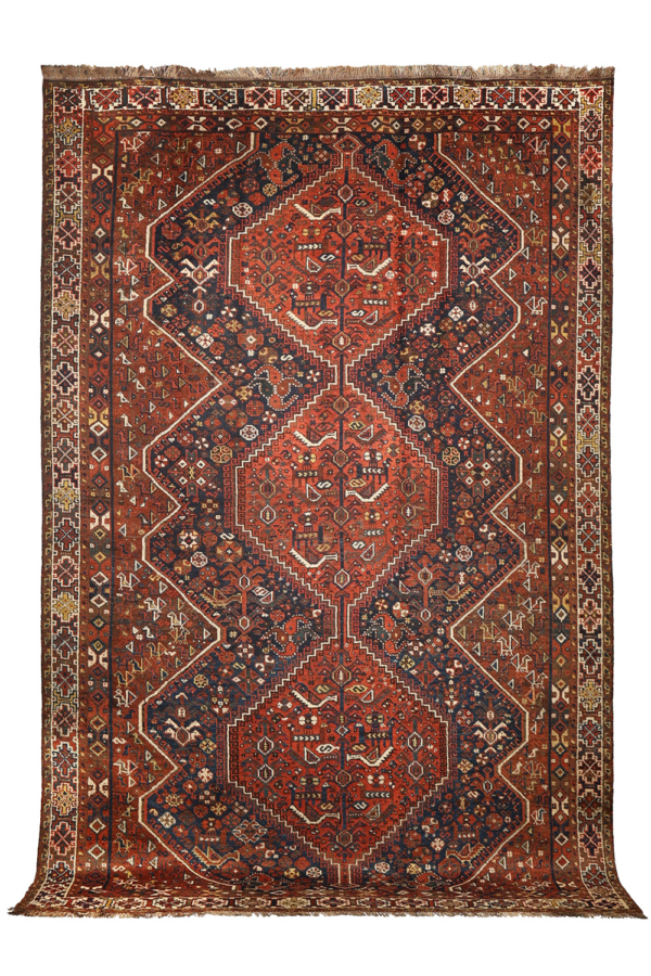 Antique Arab rug from Shiraz, Iran. 315x197 cms - Image 2