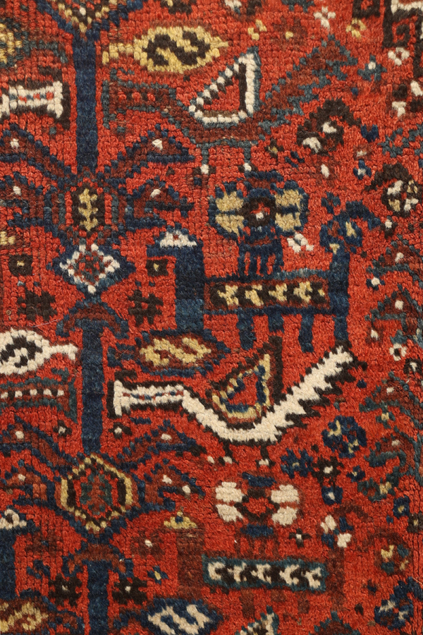 Antique Arab rug from Shiraz, Iran. 315x197 cms - Image 6