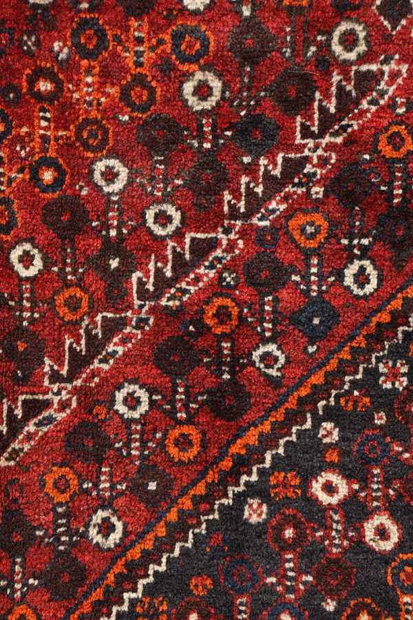 Alfombra semi antigua Qashqai, Irán. 302x213 cms - Imagen 4