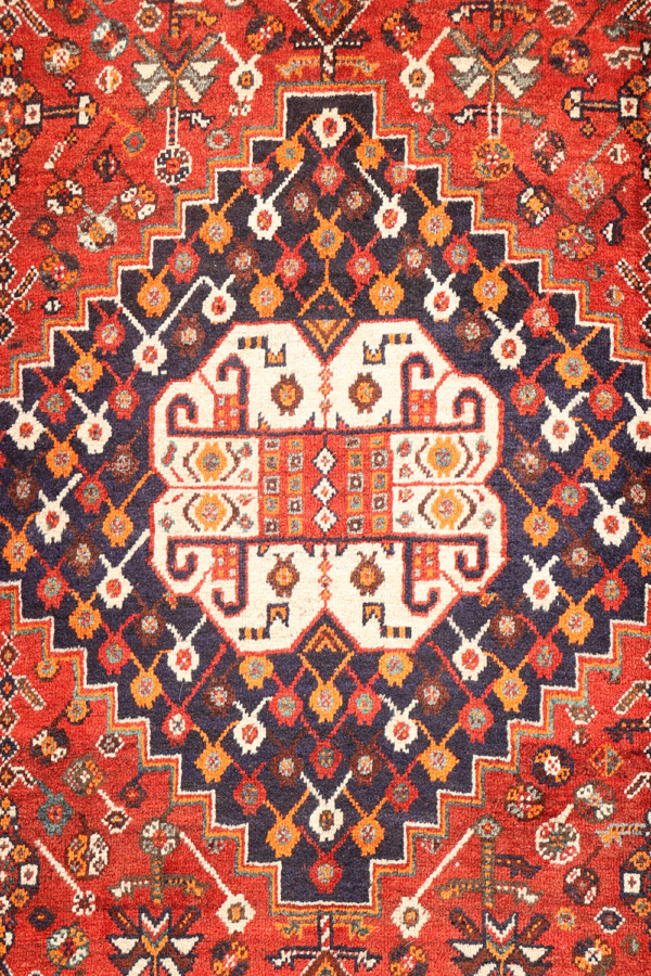 Alfombra semi antigua Qashqai, Irán. 310x226 cms - Imagen 5