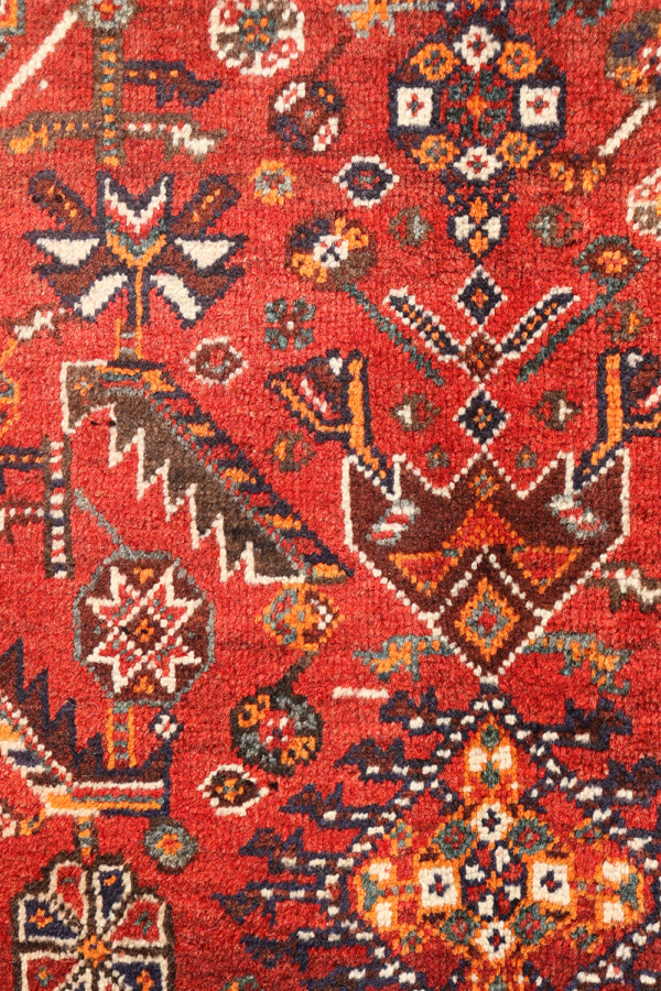 Alfombra semi antigua Qashqai, Irán. 310x226 cms - Imagen 6