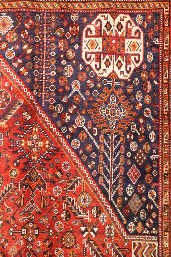 Alfombra semi antigua Qashqai, Irán. 310x226 cms - Imagen 7