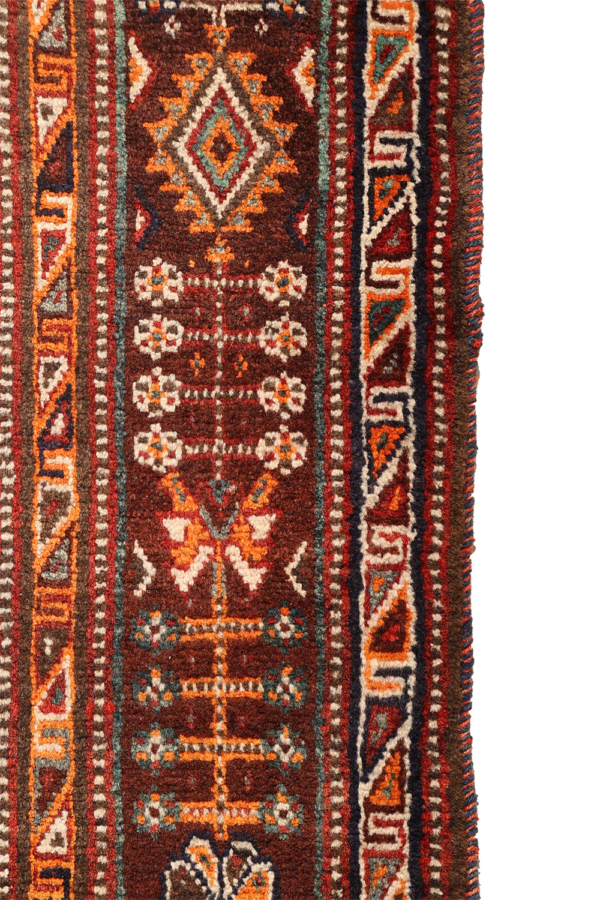Alfombra semi antigua Qashqai, Irán. 310x226 cms - Imagen 8