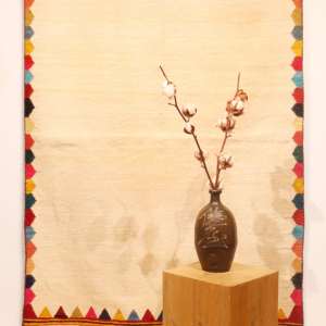 Vintage Qashqai sofreh from Iran. 149x108 cms