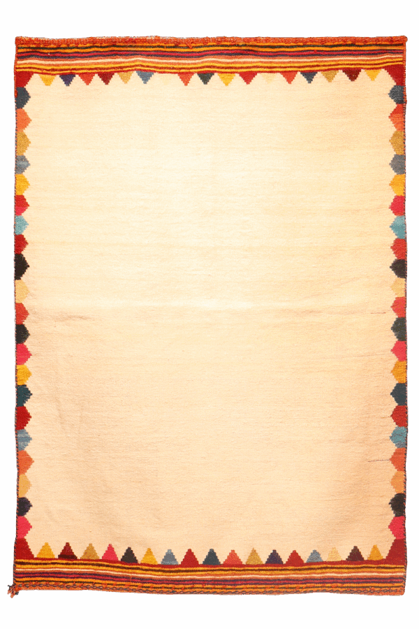 Vintage Qashqai sofreh from Iran. 149x108 cms - Image 5