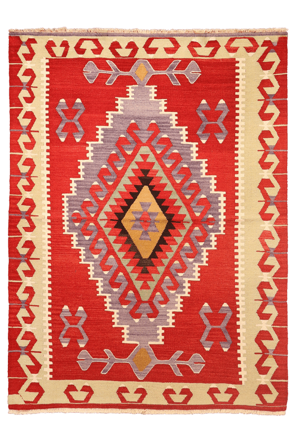 Vintage Esme kilim from Turkey. 143x106 cms - Image 6
