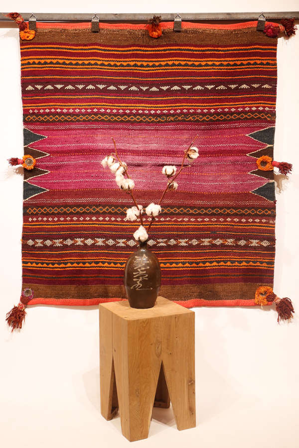 Semi-antique Baluch kilim, Sistan, Afghanistan. 127x110 cms