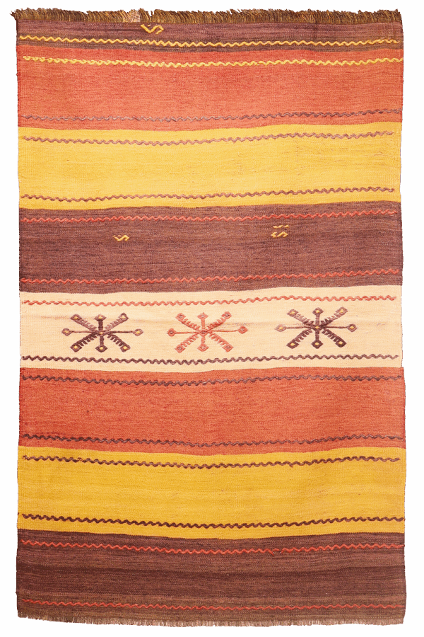 Vintage Göksun kilim from Turkey. 132x86 cms - Image 5