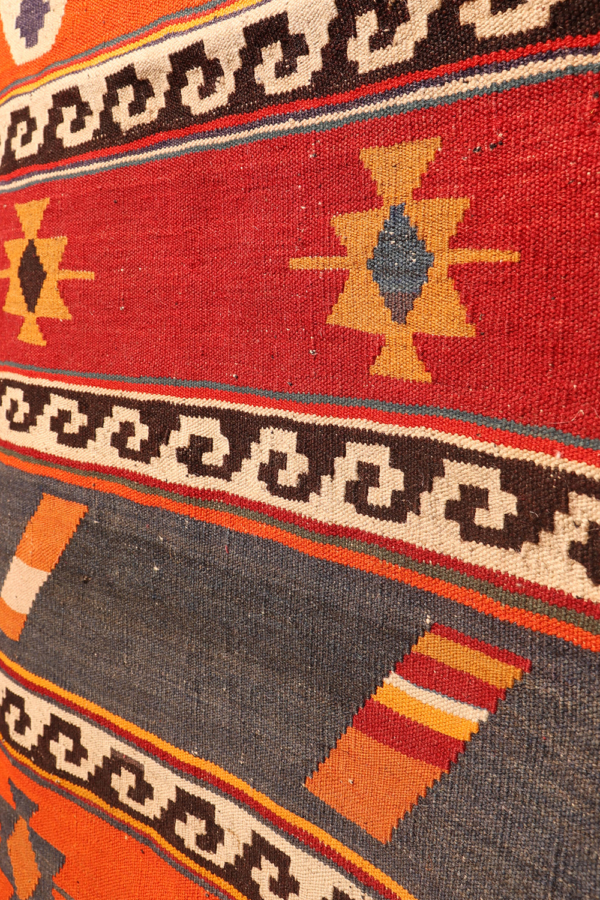 Vintage Qashqai kilim from Iran. 149x87 cms - Image 3