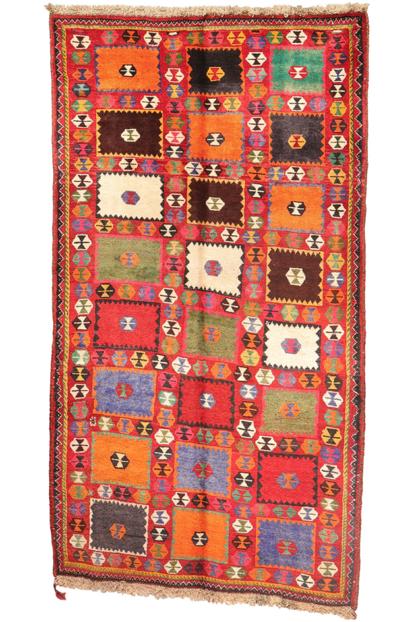 Alfombra vintage Qashqai, Irán. 253x134 cms - Imagen 2