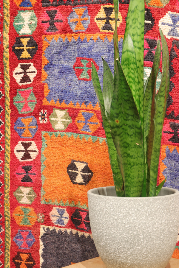 Alfombra vintage Qashqai, Irán. 253x134 cms - Imagen 3