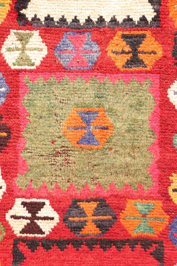 Alfombra vintage Qashqai, Irán. 253x134 cms - Imagen 4