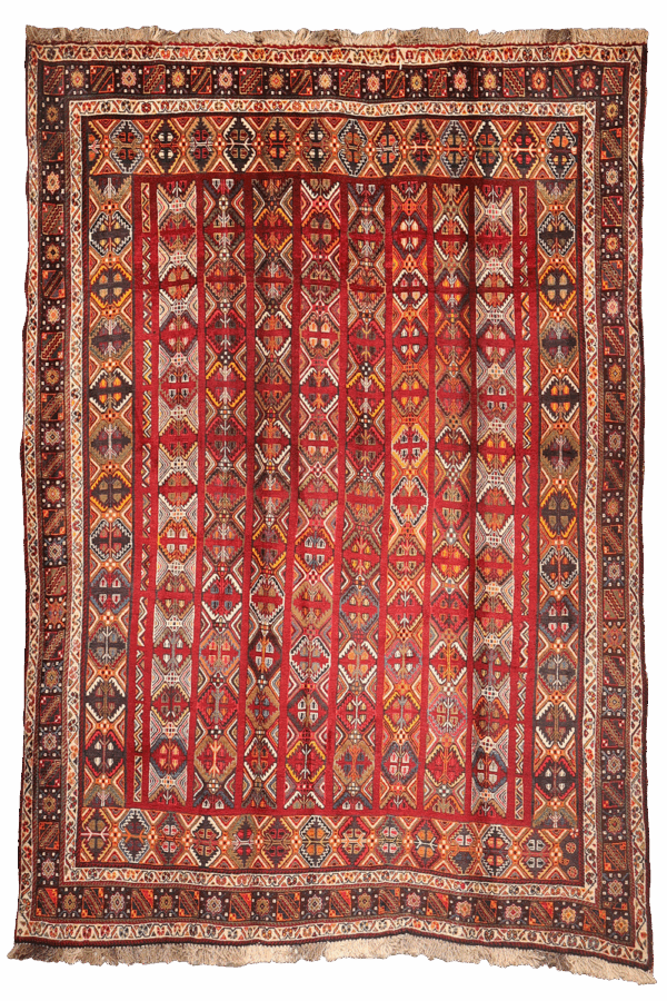 Vintage Qashqai rug from Iran. 263x182 cms - Image 9