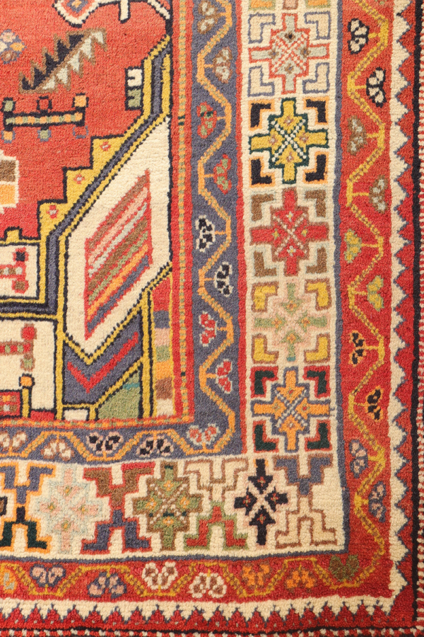 Alfombra vintage Qashqai, Irán. 276x188 cms - Imagen 6