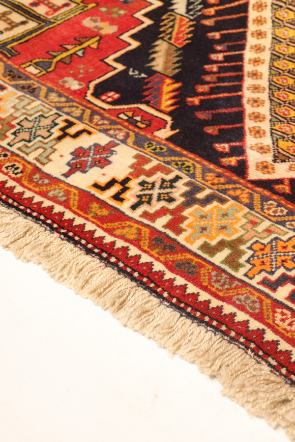 Alfombra vintage Qashqai, Irán. 276x188 cms - Imagen 7