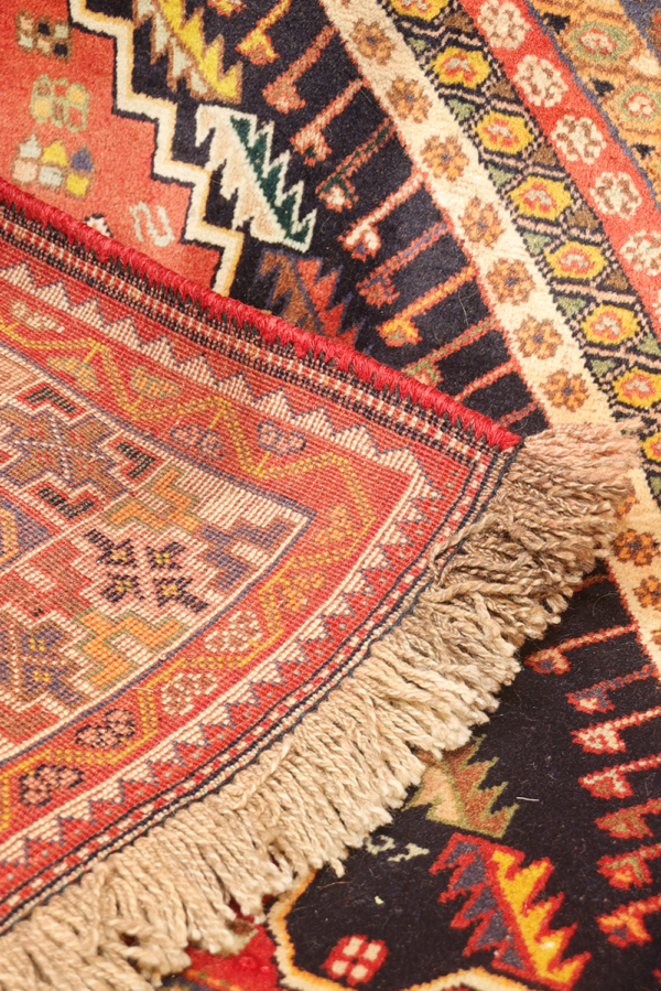 Alfombra vintage Qashqai, Irán. 276x188 cms - Imagen 8