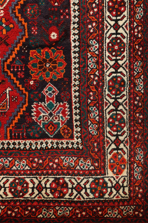 Alfombra vintage Qashqai, Irán. 296x204 cms - Imagen 4