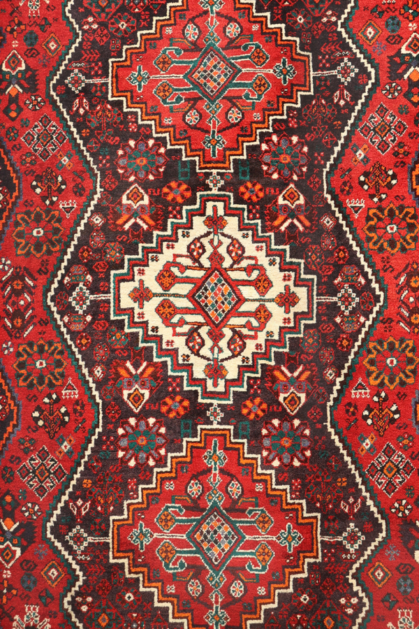 Alfombra vintage Qashqai, Irán. 296x204 cms - Imagen 6