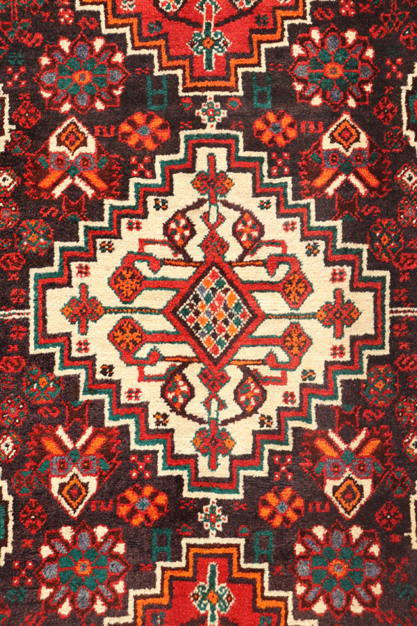 Alfombra vintage Qashqai, Irán. 296x204 cms - Imagen 7