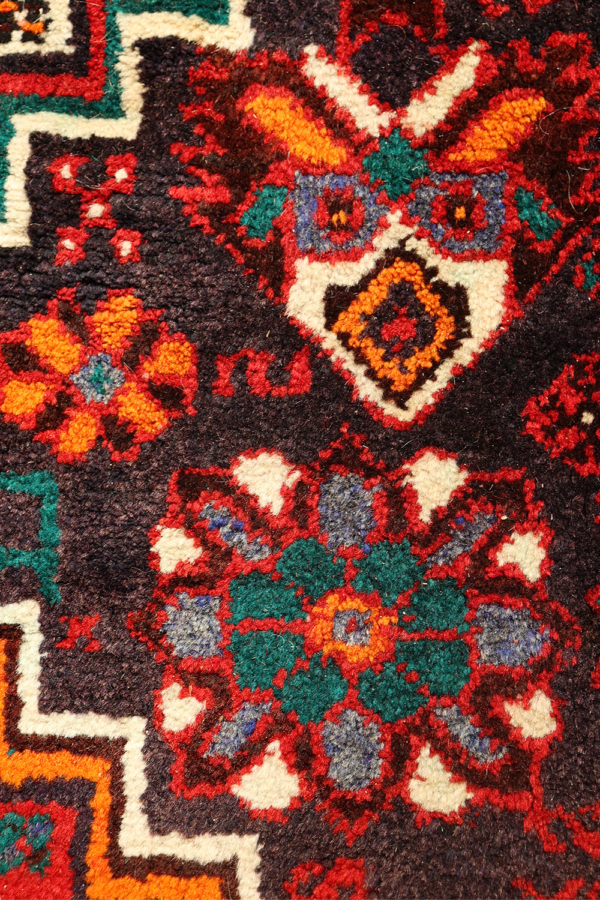 Alfombra vintage Qashqai, Irán. 296x204 cms - Imagen 8