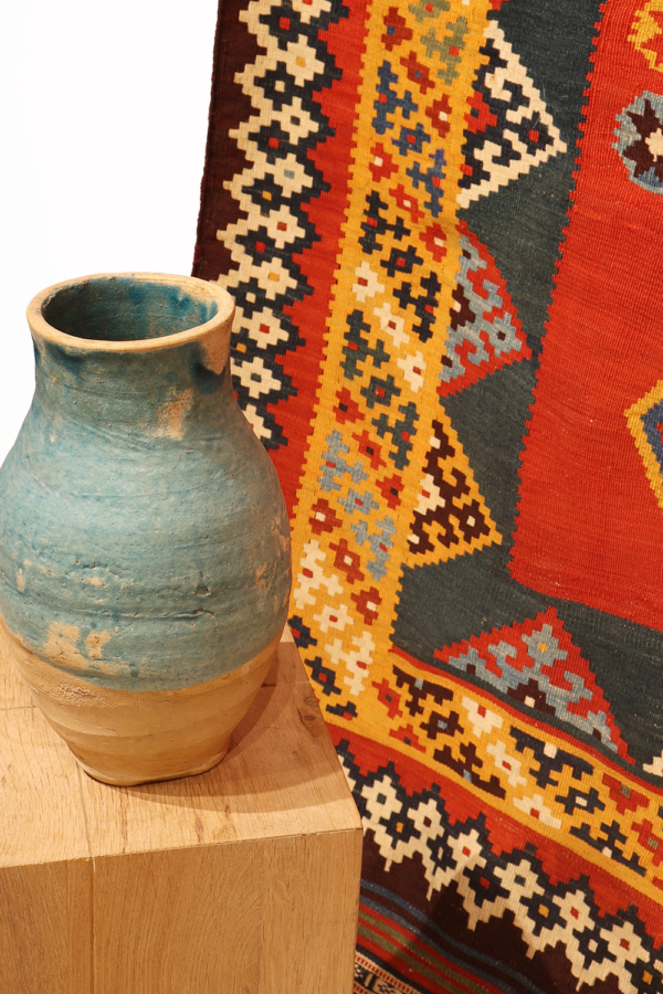 Kilim antiguo Qashqai, Irán. 296x168 cms - Imagen 4