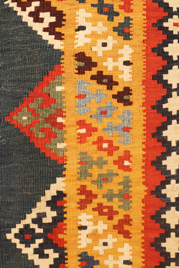 Kilim antiguo Qashqai, Irán. 296x168 cms - Imagen 5