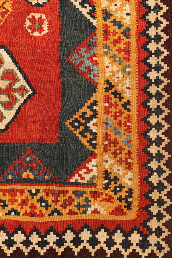 Kilim antiguo Qashqai, Irán. 296x168 cms - Imagen 7