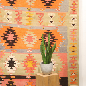 Vintage Ariklar kilim from Turkey. 305x170 cms