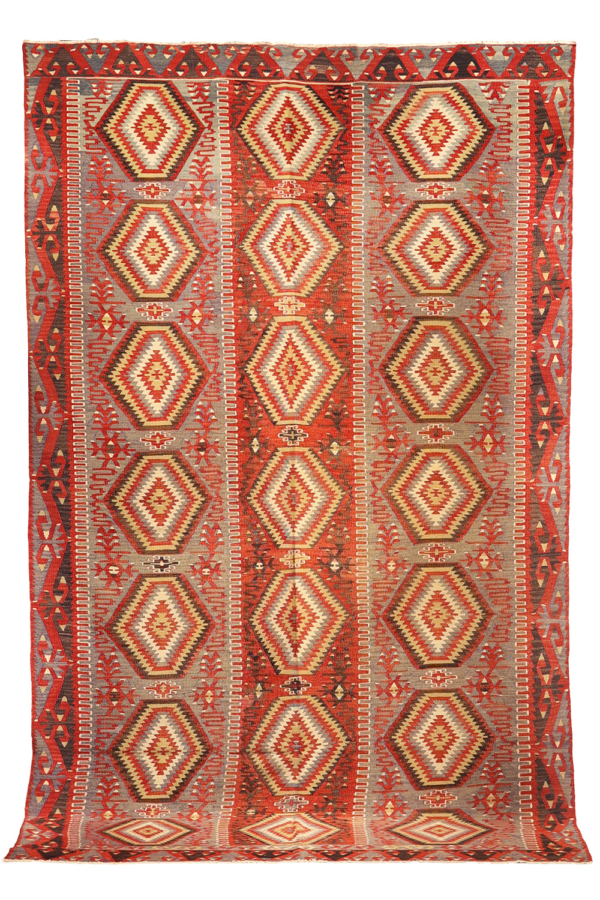 Vintage Esme kilim from Turkey. 341x193 cms - Image 2