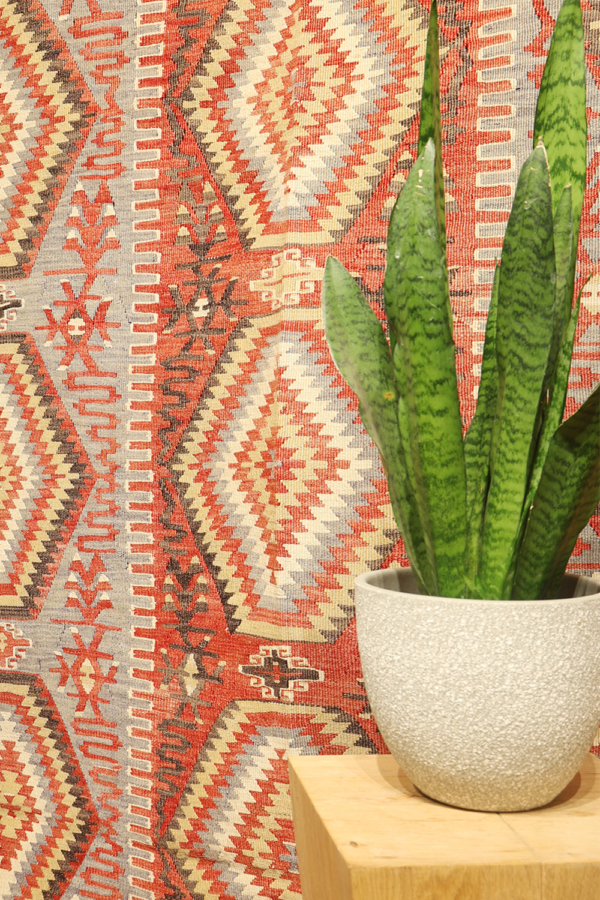 Vintage Esme kilim from Turkey. 341x193 cms - Image 3