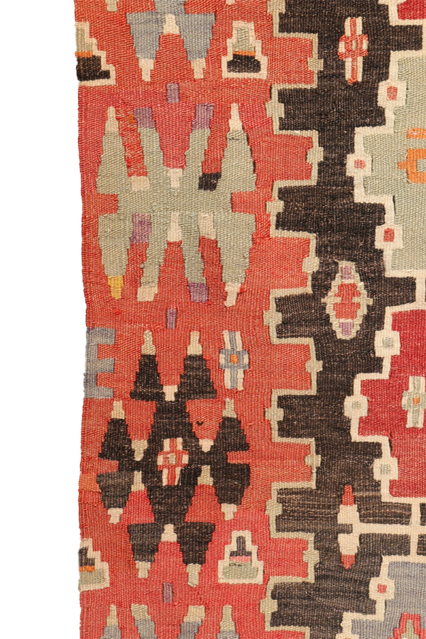 Semi-antique Esme kilim from Turkey. 335x183 cms - Image 5