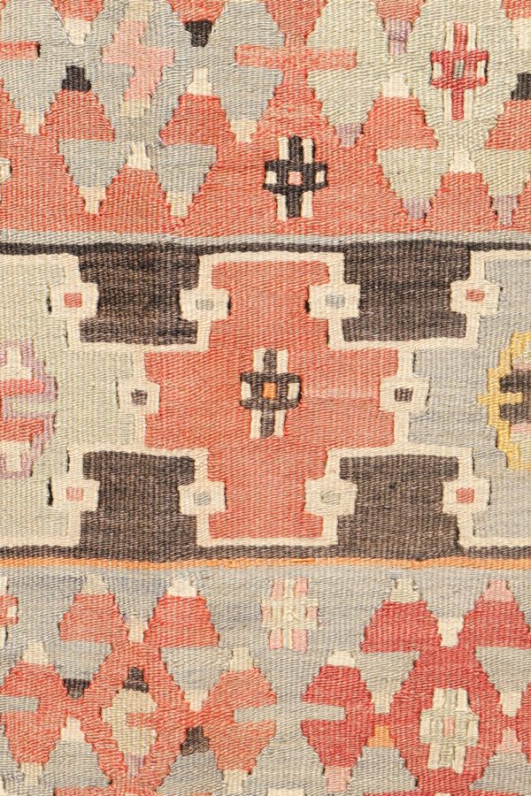 Semi-antique Esme kilim from Turkey. 335x183 cms - Image 6