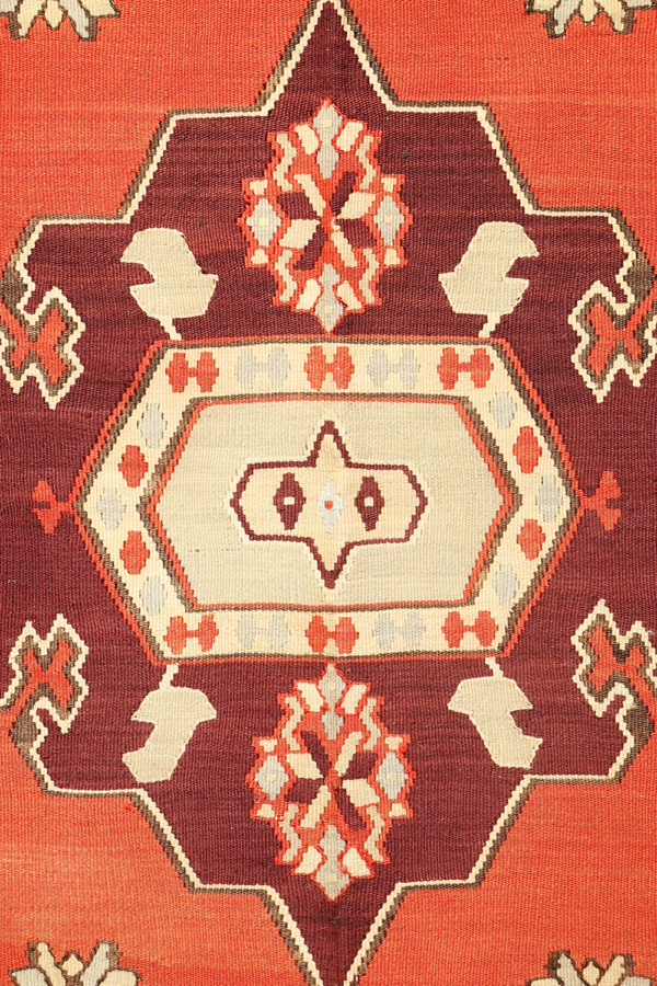 Vintage Goçmen kilim from Turkey. 350x260 cms - Image 5