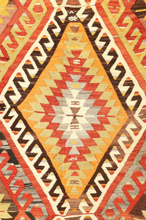 Kilim vintage de Denizli, Turquía. 305x183 cms - Imagen 4
