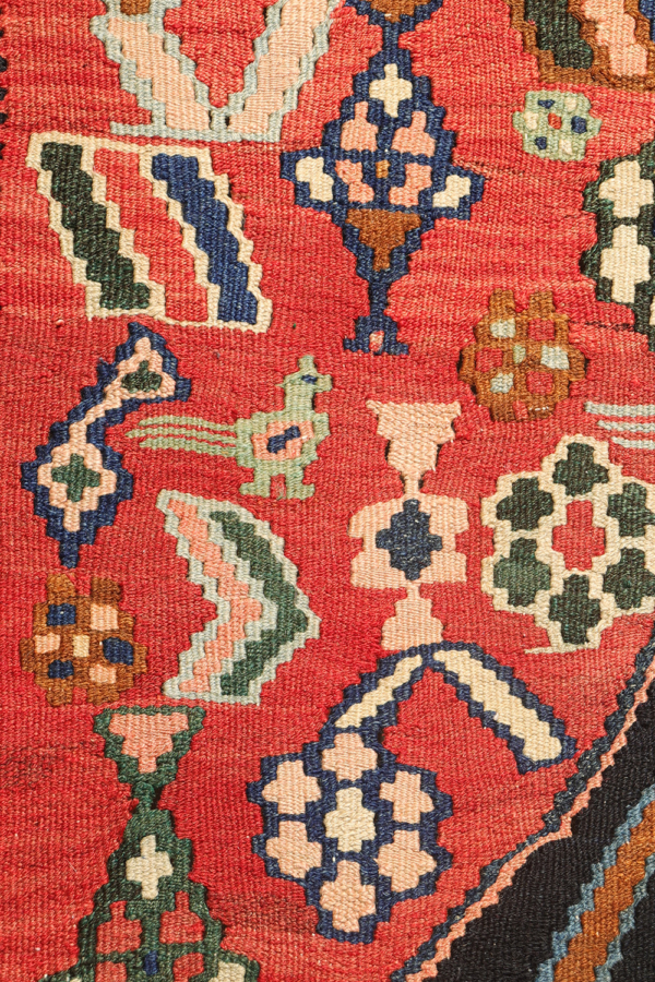 Antique Shahsavan kilim from Iran. 312x150cms - Image 4