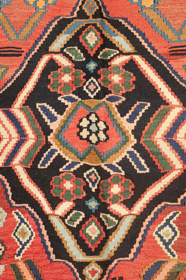 Antique Shahsavan kilim from Iran. 312x150cms - Image 5