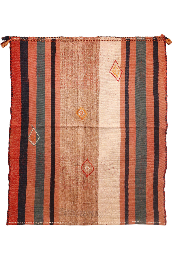 Kilim vintage Qashqai, Irán. 140x121 cms - Imagen 2