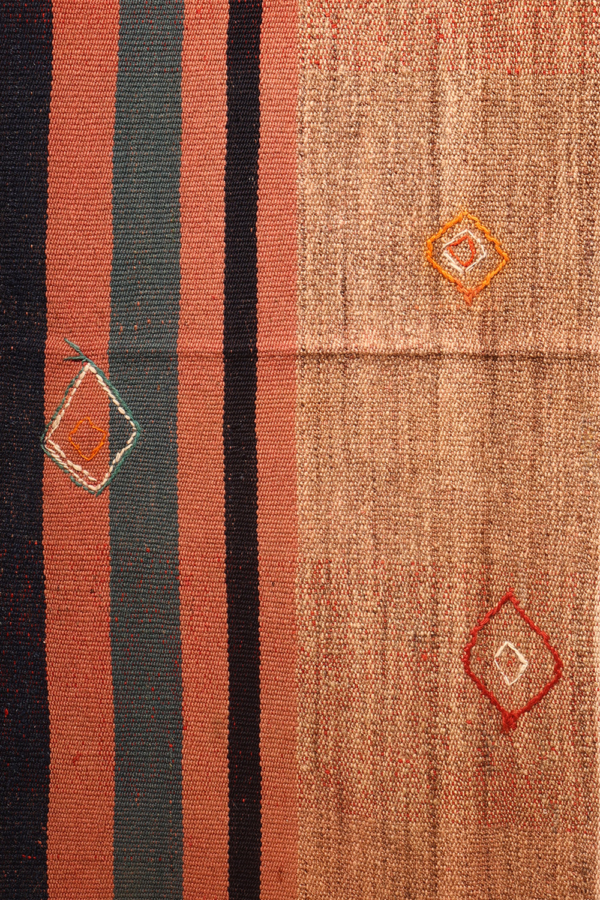 Kilim vintage Qashqai, Irán. 140x121 cms - Imagen 3