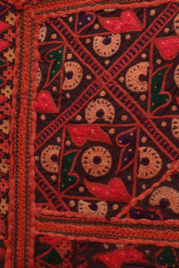 Vintage textile from India. 148x99 cms - Image 5