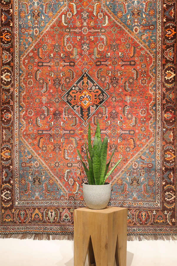Alfombra antigua Kashkuli, Irán. 208x151 cms