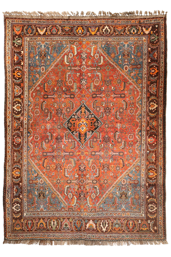 Alfombra antigua Kashkuli, Irán. 208x151 cms - Imagen 2