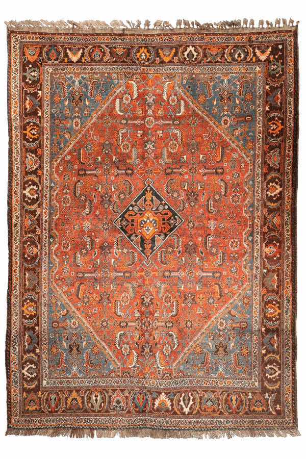 Alfombra antigua Kashkuli, Irán. 208x151 cms - Imagen 11