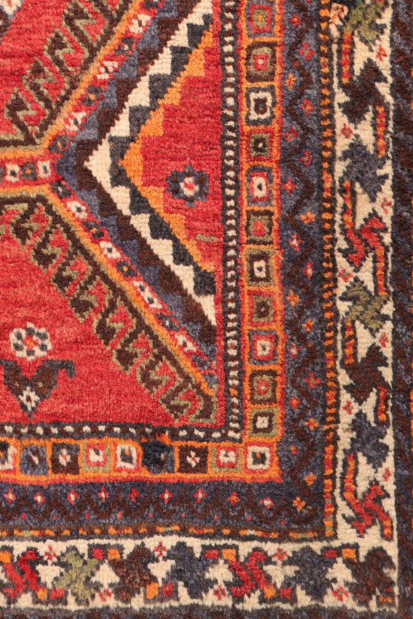 Alfombra semi antigua Lori o Luri, Irán. 238x158 cms - Imagen 6