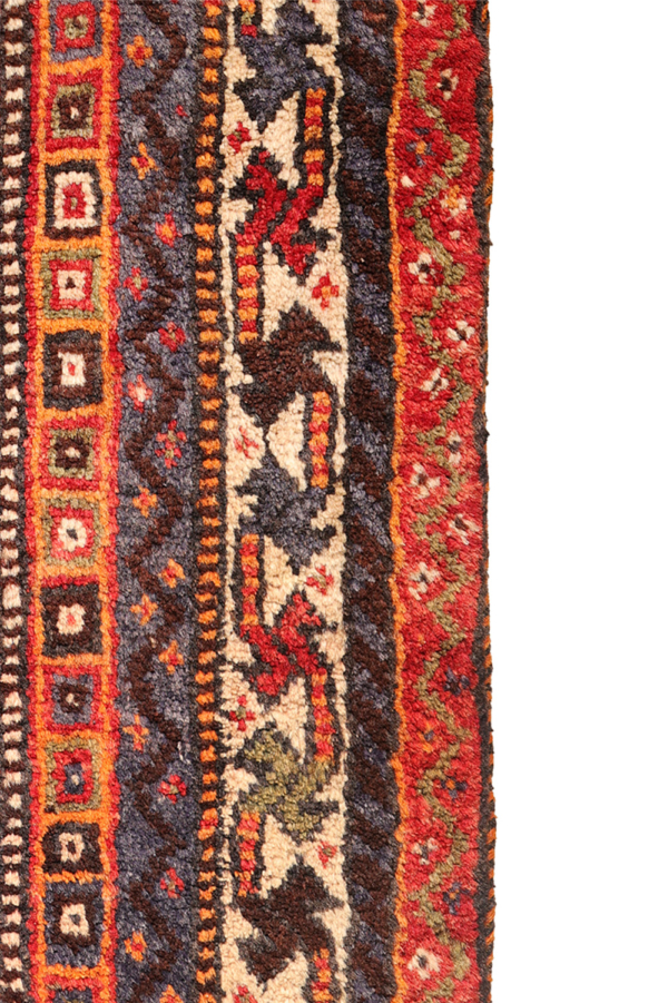 Alfombra semi antigua Lori o Luri, Irán. 238x158 cms - Imagen 7
