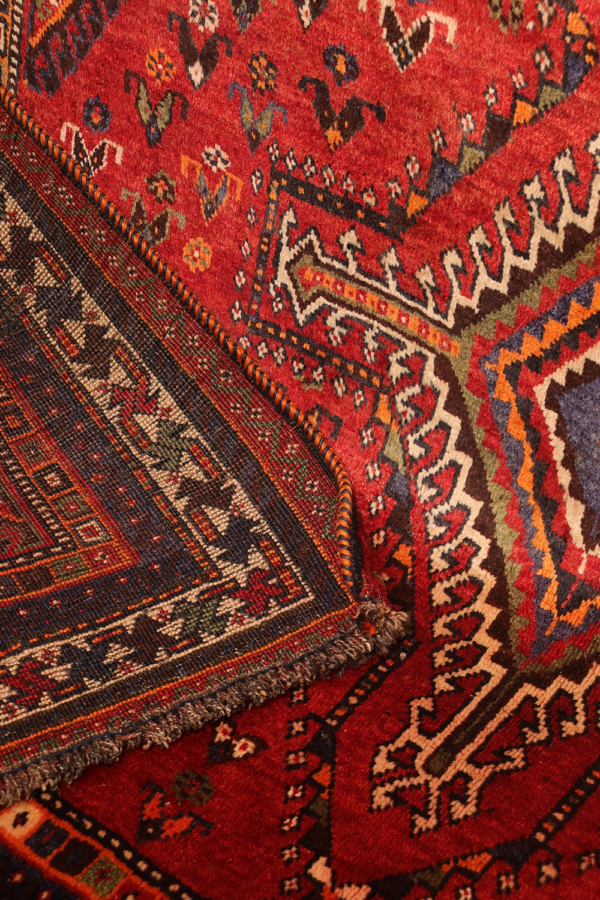 Alfombra semi antigua Lori o Luri, Irán. 238x158 cms - Imagen 8