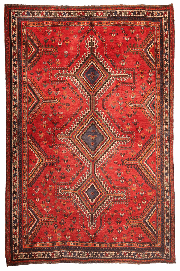Alfombra semi antigua Lori o Luri, Irán. 238x158 cms - Imagen 9