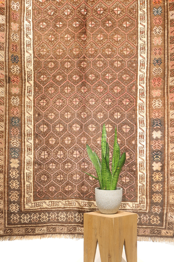 Semi-antique Kohistan Baluch rug from Afghanistan. 253x145 cms