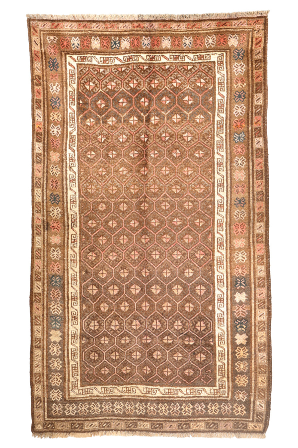 Semi-antique Kohistan Baluch rug from Afghanistan. 253x145 cms - Image 2